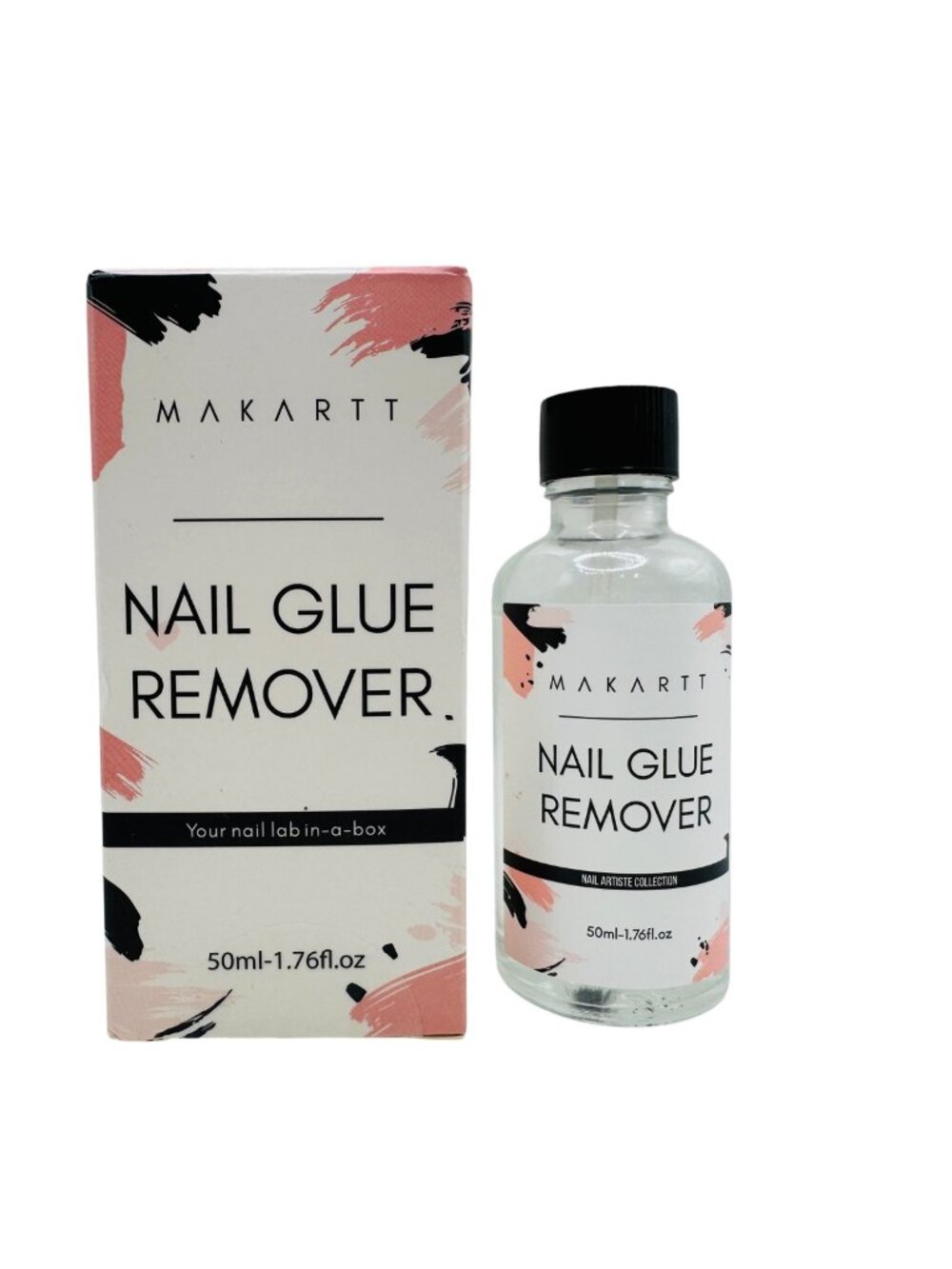 Makartt Nail Glue Remover 50ml Easy False Nail Removal Solution With Box